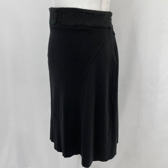 CAbi Sweater Knit A-Line Skirt Dessert Style 170 Licorice Black Size Medium - Picture 5 of 16